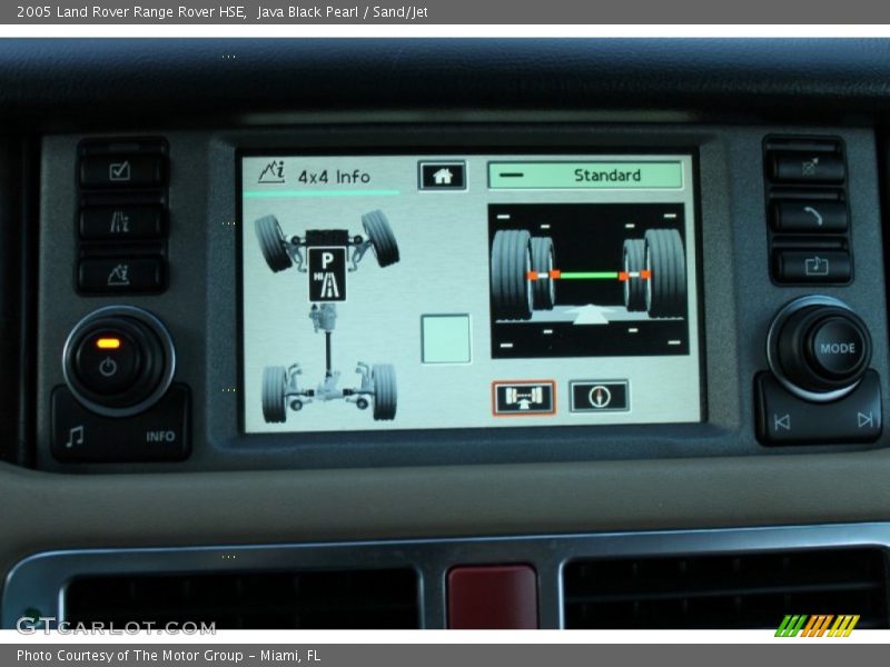 Java Black Pearl / Sand/Jet 2005 Land Rover Range Rover HSE