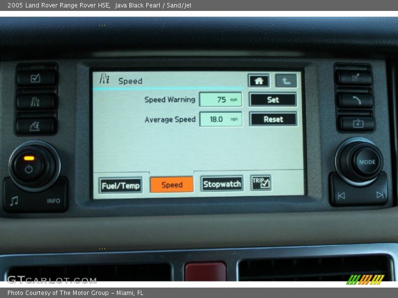 Java Black Pearl / Sand/Jet 2005 Land Rover Range Rover HSE