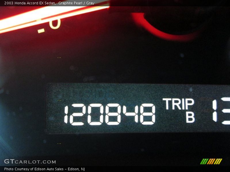Graphite Pearl / Gray 2003 Honda Accord EX Sedan