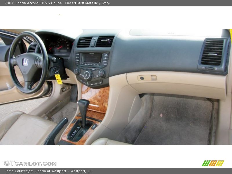 Desert Mist Metallic / Ivory 2004 Honda Accord EX V6 Coupe