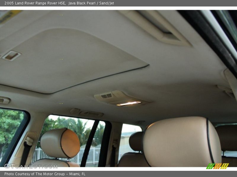 Java Black Pearl / Sand/Jet 2005 Land Rover Range Rover HSE