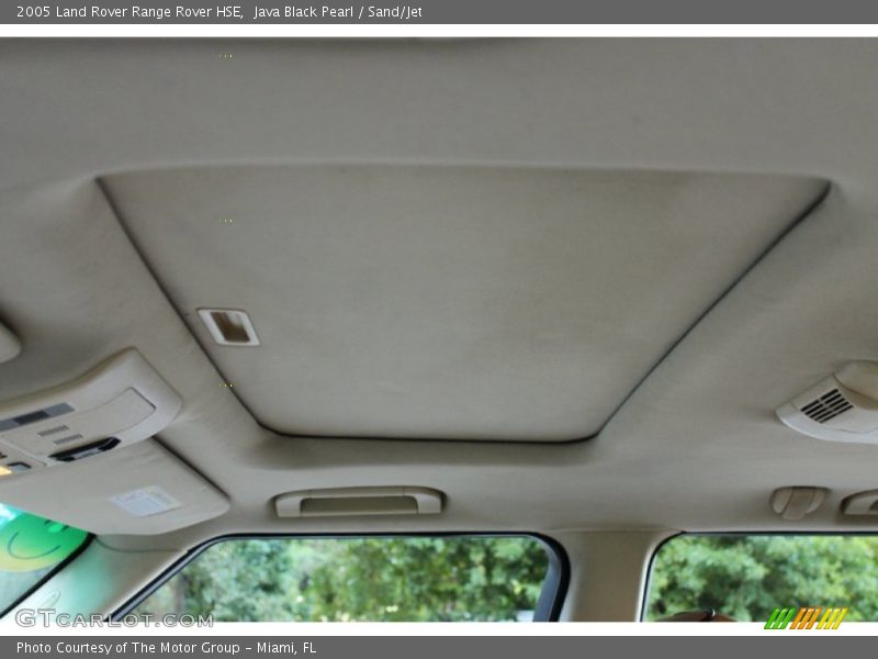 Java Black Pearl / Sand/Jet 2005 Land Rover Range Rover HSE