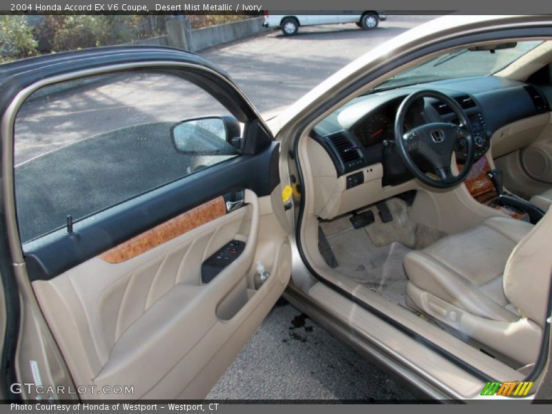 Desert Mist Metallic / Ivory 2004 Honda Accord EX V6 Coupe