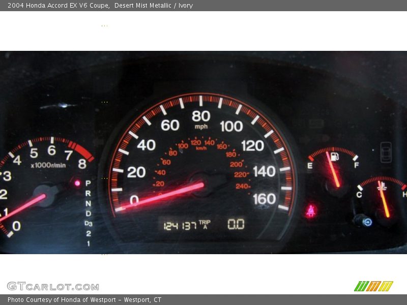 Desert Mist Metallic / Ivory 2004 Honda Accord EX V6 Coupe