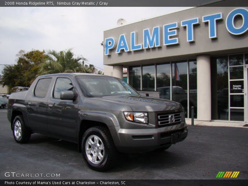 Nimbus Gray Metallic / Gray 2008 Honda Ridgeline RTS