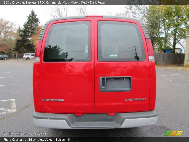 Victory Red / Dark Pewter 2001 Chevrolet Express 2500 Commercial Van
