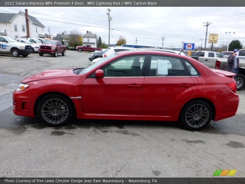  2012 Impreza WRX Premium 4 Door WRX Lightning Red