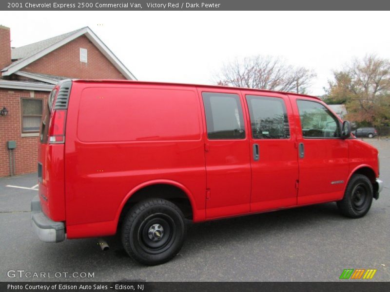 Victory Red / Dark Pewter 2001 Chevrolet Express 2500 Commercial Van