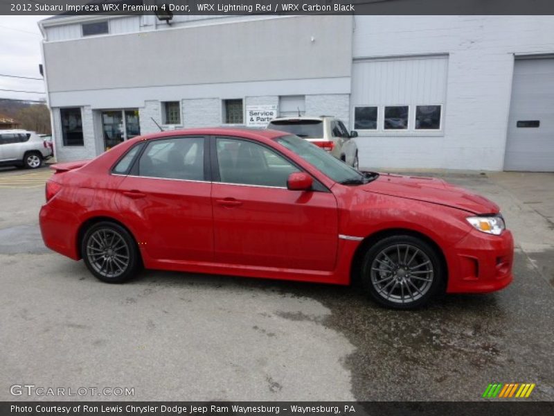 WRX Lightning Red / WRX Carbon Black 2012 Subaru Impreza WRX Premium 4 Door