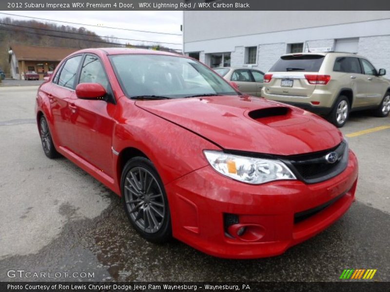 Front 3/4 View of 2012 Impreza WRX Premium 4 Door