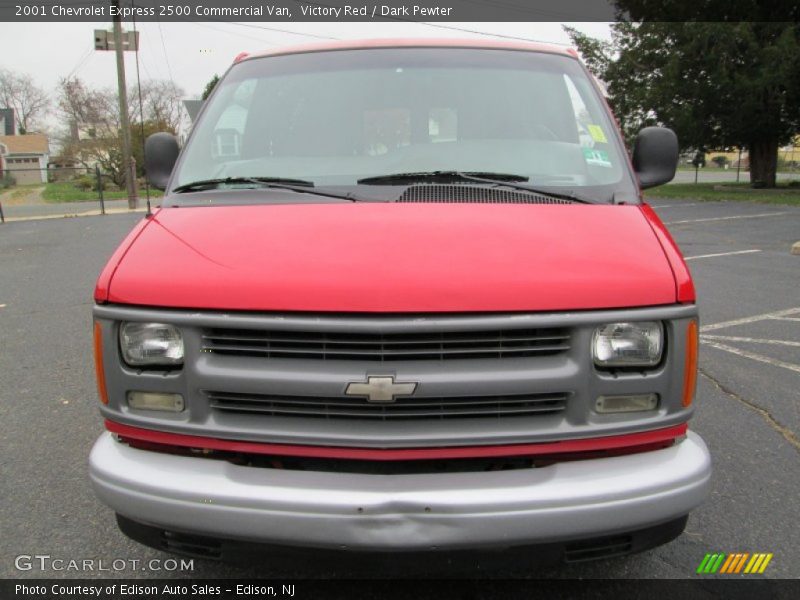Victory Red / Dark Pewter 2001 Chevrolet Express 2500 Commercial Van