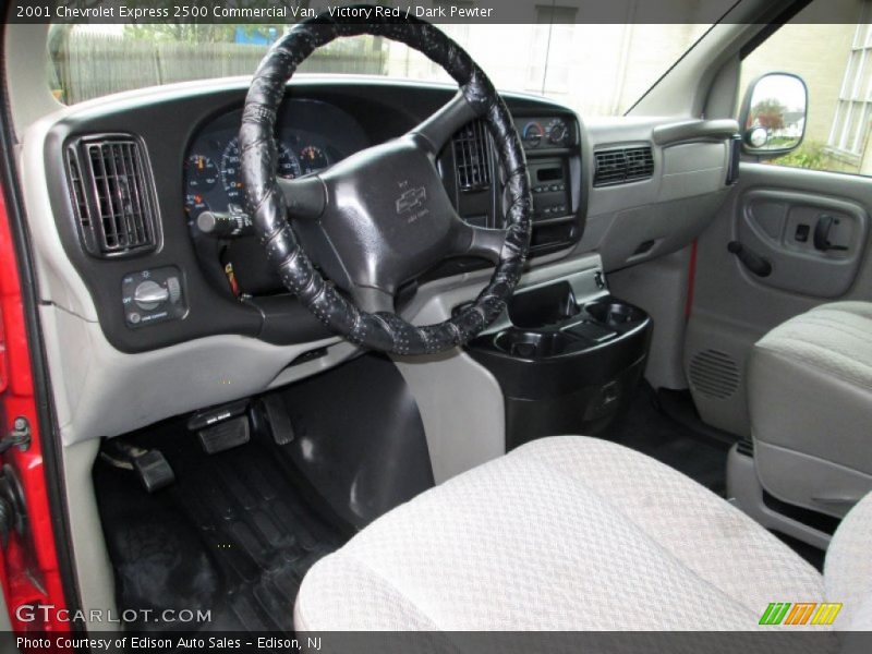 Dark Pewter Interior - 2001 Express 2500 Commercial Van 