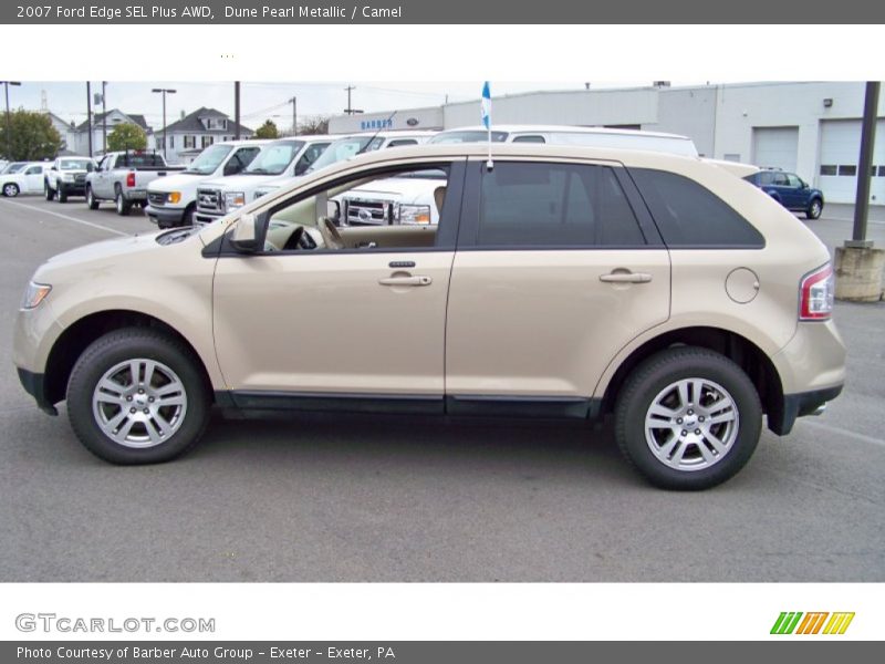 Dune Pearl Metallic / Camel 2007 Ford Edge SEL Plus AWD