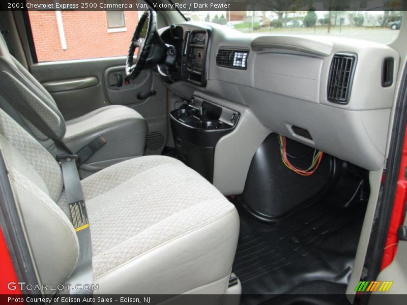 Victory Red / Dark Pewter 2001 Chevrolet Express 2500 Commercial Van
