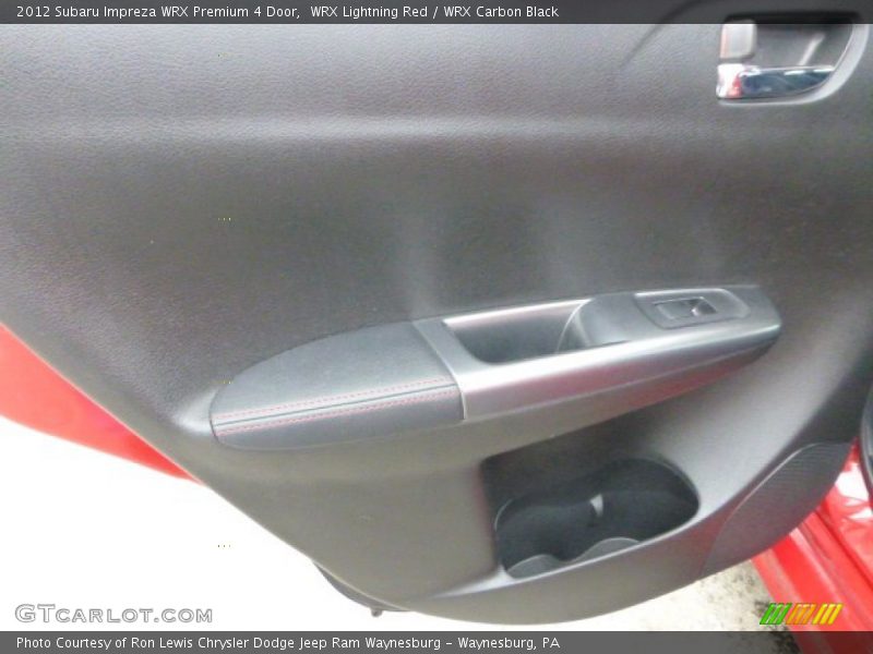 WRX Lightning Red / WRX Carbon Black 2012 Subaru Impreza WRX Premium 4 Door