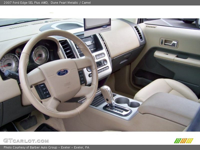 Dune Pearl Metallic / Camel 2007 Ford Edge SEL Plus AWD