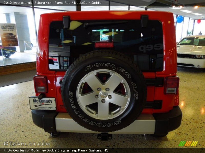 Flame Red / Black/Dark Saddle 2012 Jeep Wrangler Sahara 4x4