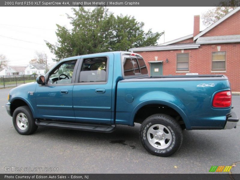  2001 F150 XLT SuperCrew 4x4 Island Blue Metallic