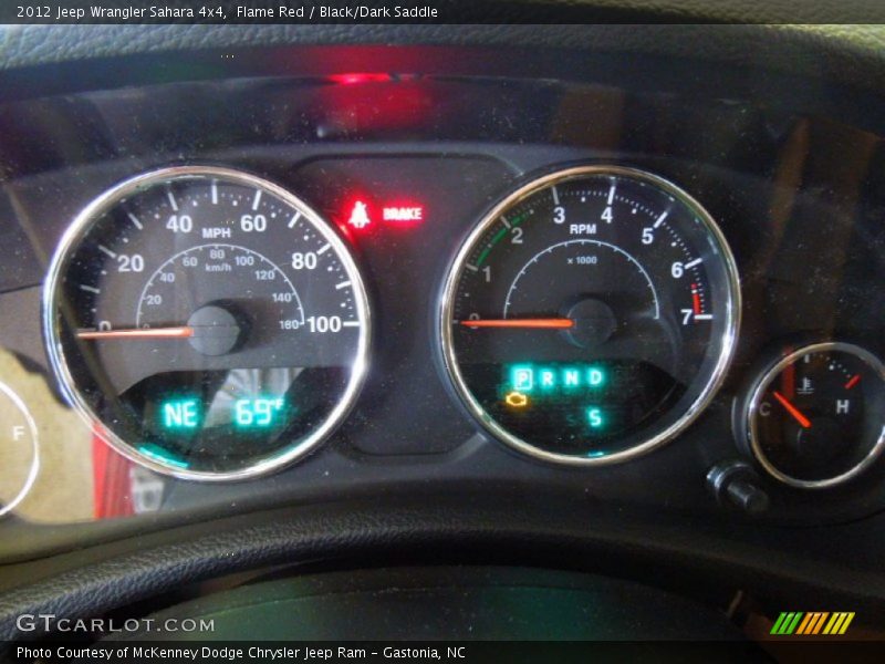 Flame Red / Black/Dark Saddle 2012 Jeep Wrangler Sahara 4x4