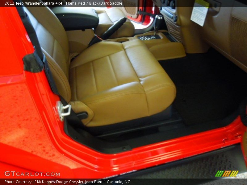 Flame Red / Black/Dark Saddle 2012 Jeep Wrangler Sahara 4x4