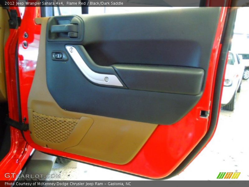 Flame Red / Black/Dark Saddle 2012 Jeep Wrangler Sahara 4x4