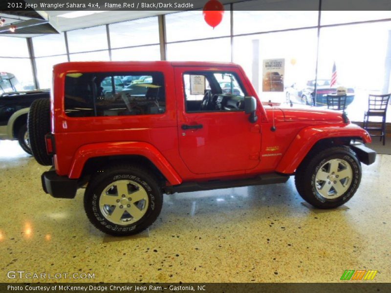 Flame Red / Black/Dark Saddle 2012 Jeep Wrangler Sahara 4x4