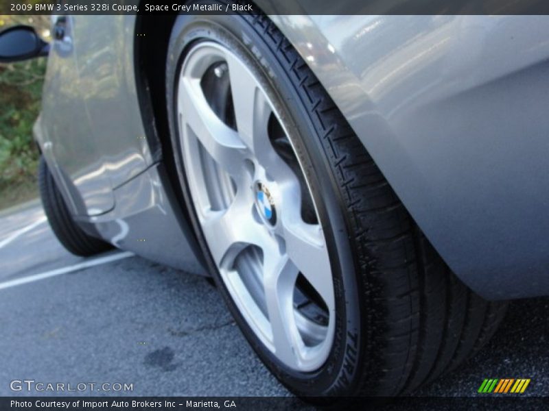 Space Grey Metallic / Black 2009 BMW 3 Series 328i Coupe