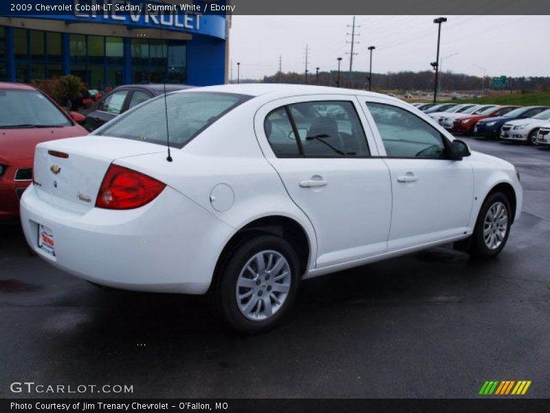 Summit White / Ebony 2009 Chevrolet Cobalt LT Sedan