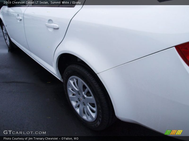 Summit White / Ebony 2009 Chevrolet Cobalt LT Sedan