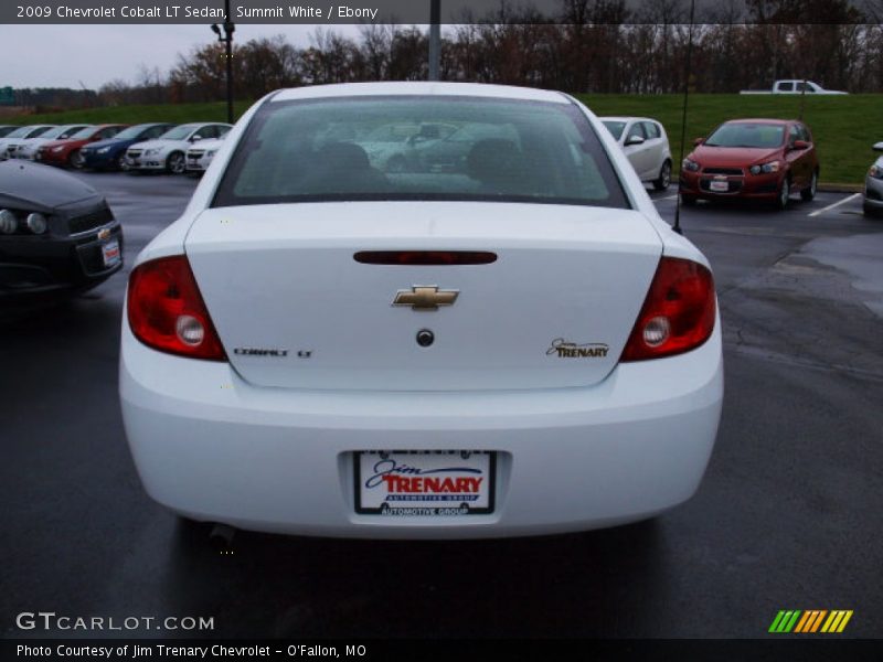 Summit White / Ebony 2009 Chevrolet Cobalt LT Sedan
