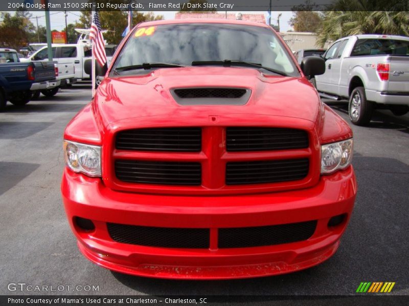 Flame Red / Dark Slate Gray 2004 Dodge Ram 1500 SRT-10 Regular Cab