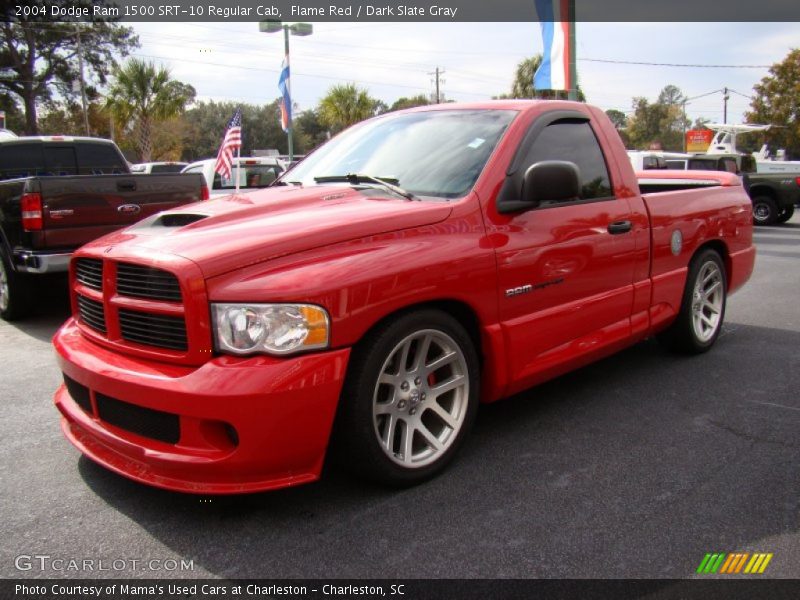 Front 3/4 View of 2004 Ram 1500 SRT-10 Regular Cab