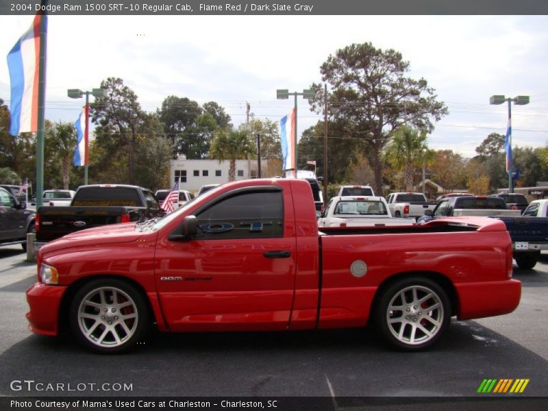 Flame Red / Dark Slate Gray 2004 Dodge Ram 1500 SRT-10 Regular Cab