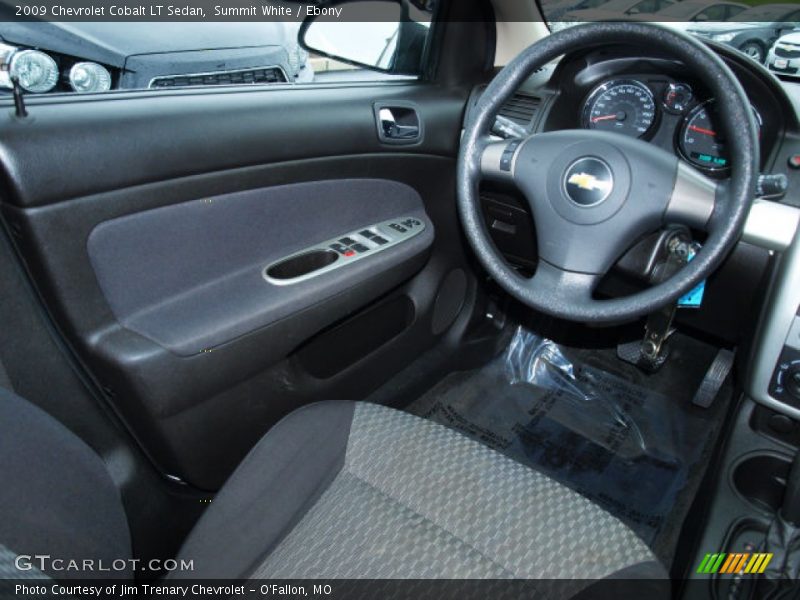 Summit White / Ebony 2009 Chevrolet Cobalt LT Sedan