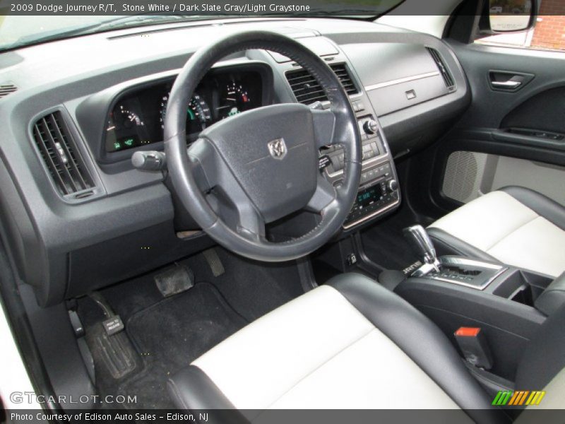 Stone White / Dark Slate Gray/Light Graystone 2009 Dodge Journey R/T