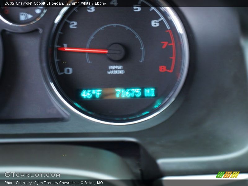 Summit White / Ebony 2009 Chevrolet Cobalt LT Sedan