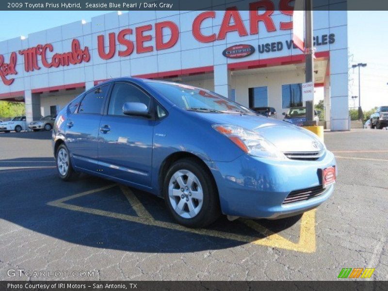 Seaside Blue Pearl / Dark Gray 2009 Toyota Prius Hybrid
