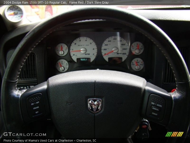 Flame Red / Dark Slate Gray 2004 Dodge Ram 1500 SRT-10 Regular Cab