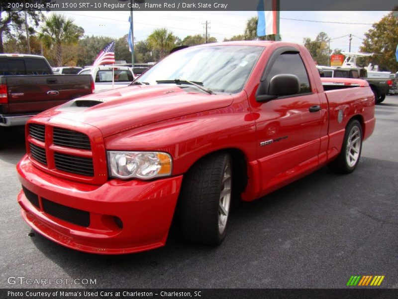 Front 3/4 View of 2004 Ram 1500 SRT-10 Regular Cab