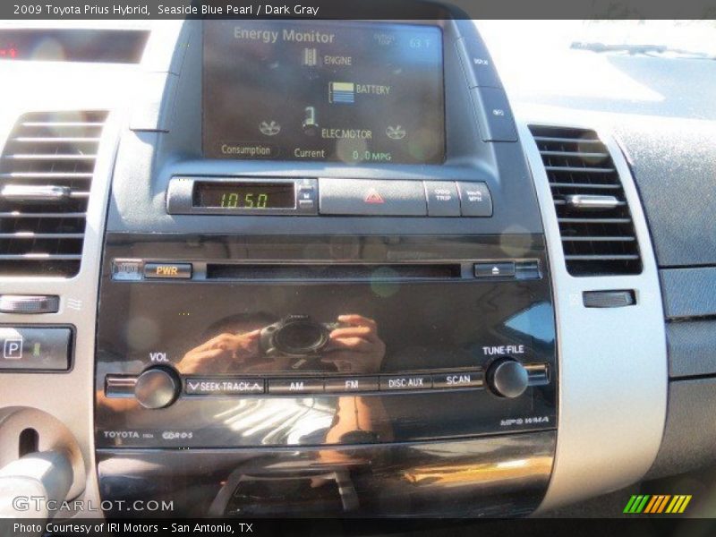 Seaside Blue Pearl / Dark Gray 2009 Toyota Prius Hybrid