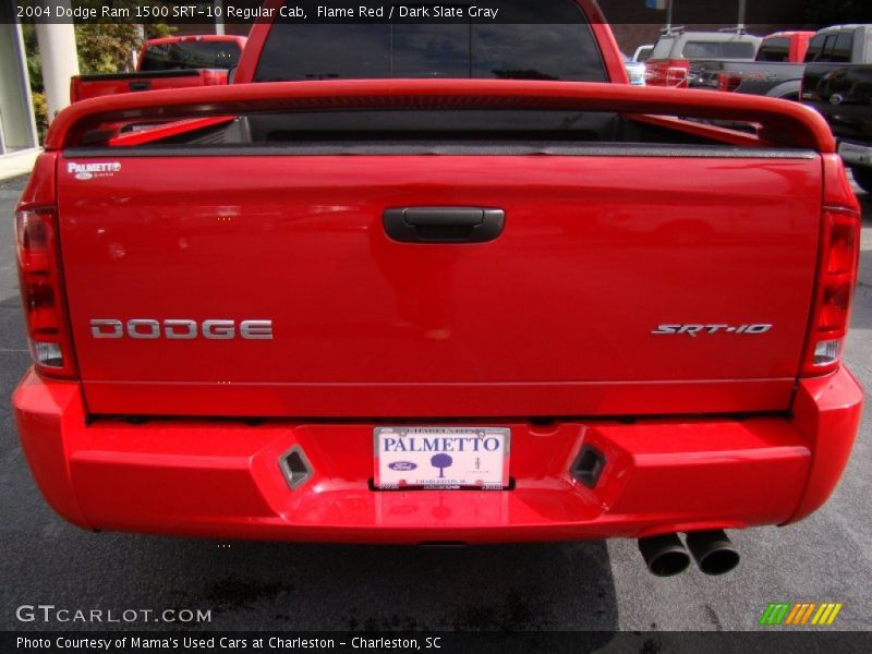 Flame Red / Dark Slate Gray 2004 Dodge Ram 1500 SRT-10 Regular Cab