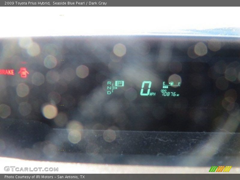 Seaside Blue Pearl / Dark Gray 2009 Toyota Prius Hybrid