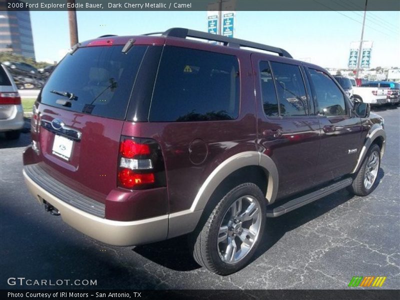 Dark Cherry Metallic / Camel 2008 Ford Explorer Eddie Bauer