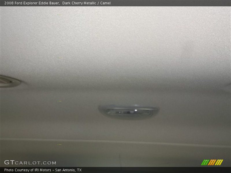 Dark Cherry Metallic / Camel 2008 Ford Explorer Eddie Bauer