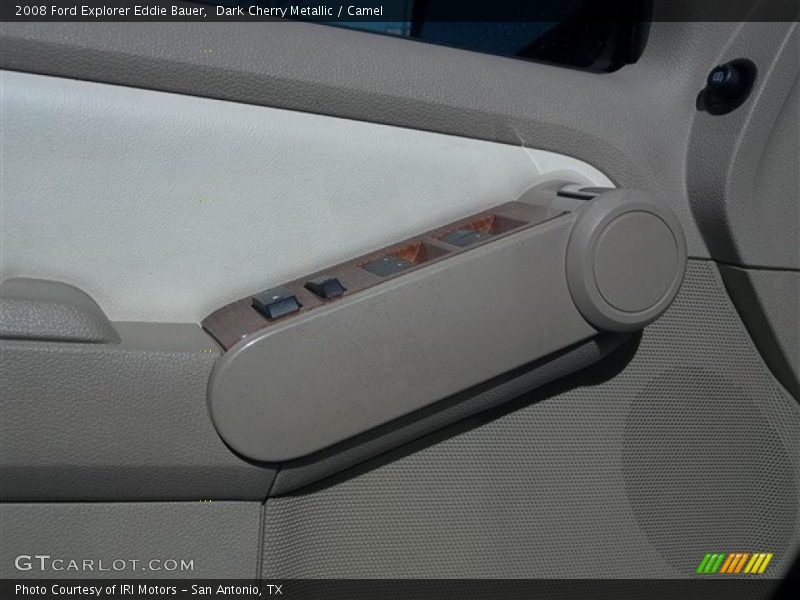 Dark Cherry Metallic / Camel 2008 Ford Explorer Eddie Bauer