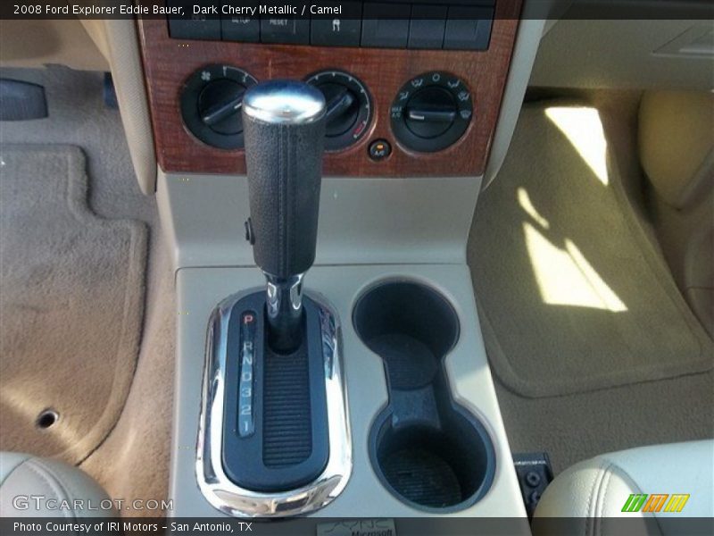 Dark Cherry Metallic / Camel 2008 Ford Explorer Eddie Bauer