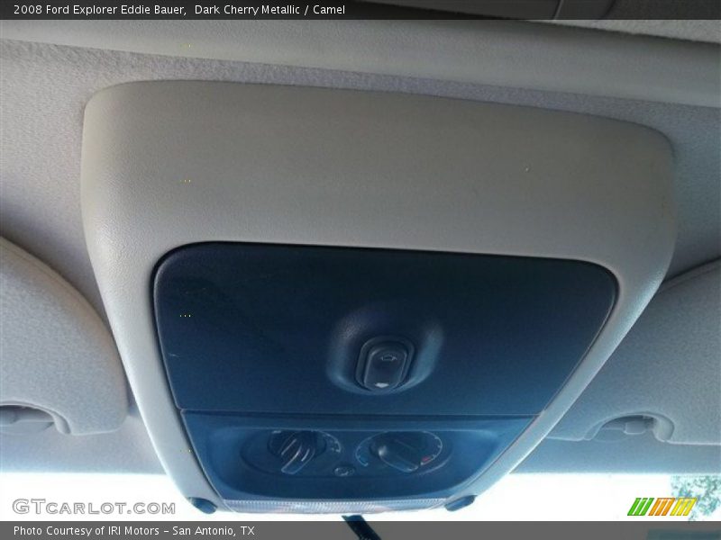 Dark Cherry Metallic / Camel 2008 Ford Explorer Eddie Bauer