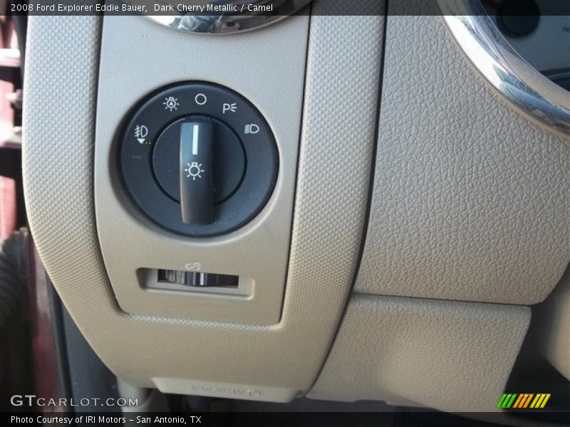 Dark Cherry Metallic / Camel 2008 Ford Explorer Eddie Bauer