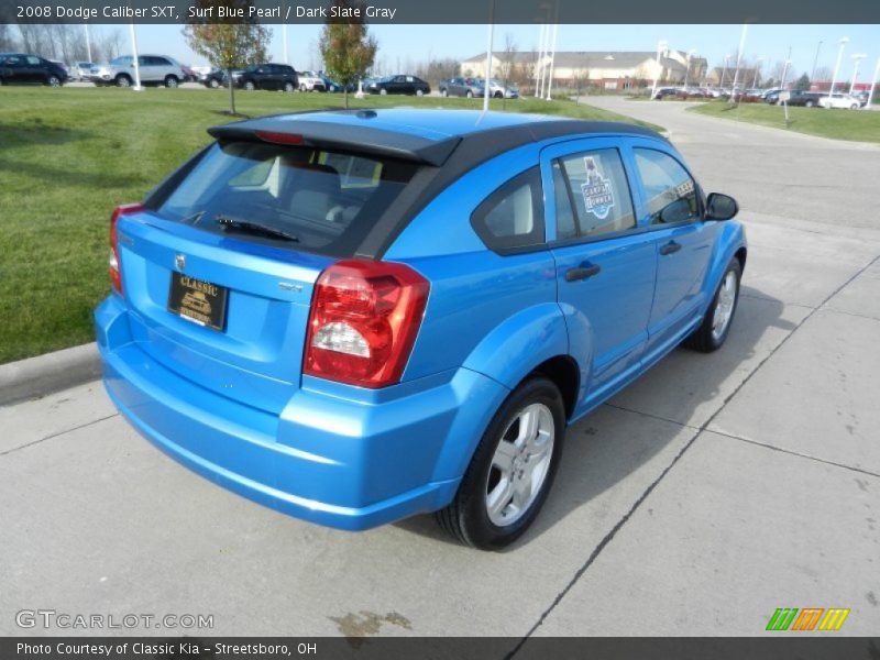 Surf Blue Pearl / Dark Slate Gray 2008 Dodge Caliber SXT