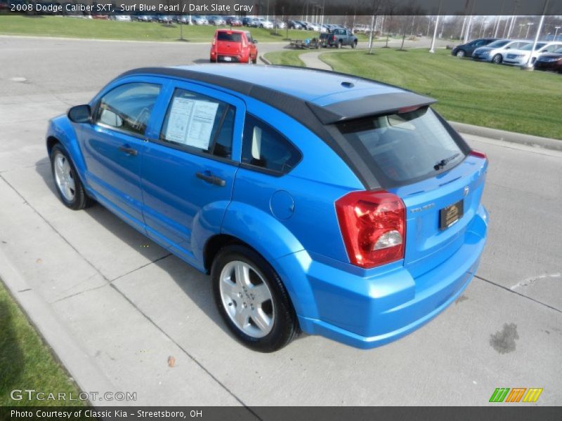 Surf Blue Pearl / Dark Slate Gray 2008 Dodge Caliber SXT